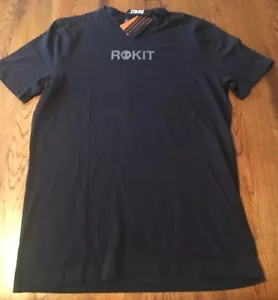 Under Armour ROKIT Black Short Sleeve Shirt Men's L Large NWT $40 - Picture 1 of 6