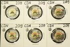 2019 Canada $2 D Day Lot of 6 Unc Dollars #5677