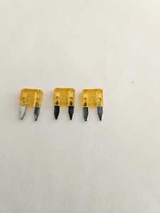 3- Mini Automotive # 5 Amp Blade Fuse- Fast Shipping - Picture 1 of 1