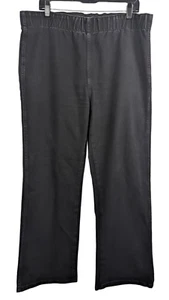 Soft Surroundings Women's Pull On Slimming Jean Pant Black Denim Bootcut Size XL - Picture 1 of 6
