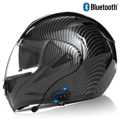 Motorradhelm Klapphelm wasserdichte Bluetooth Verbindung S-XL - Image 1 of 4
