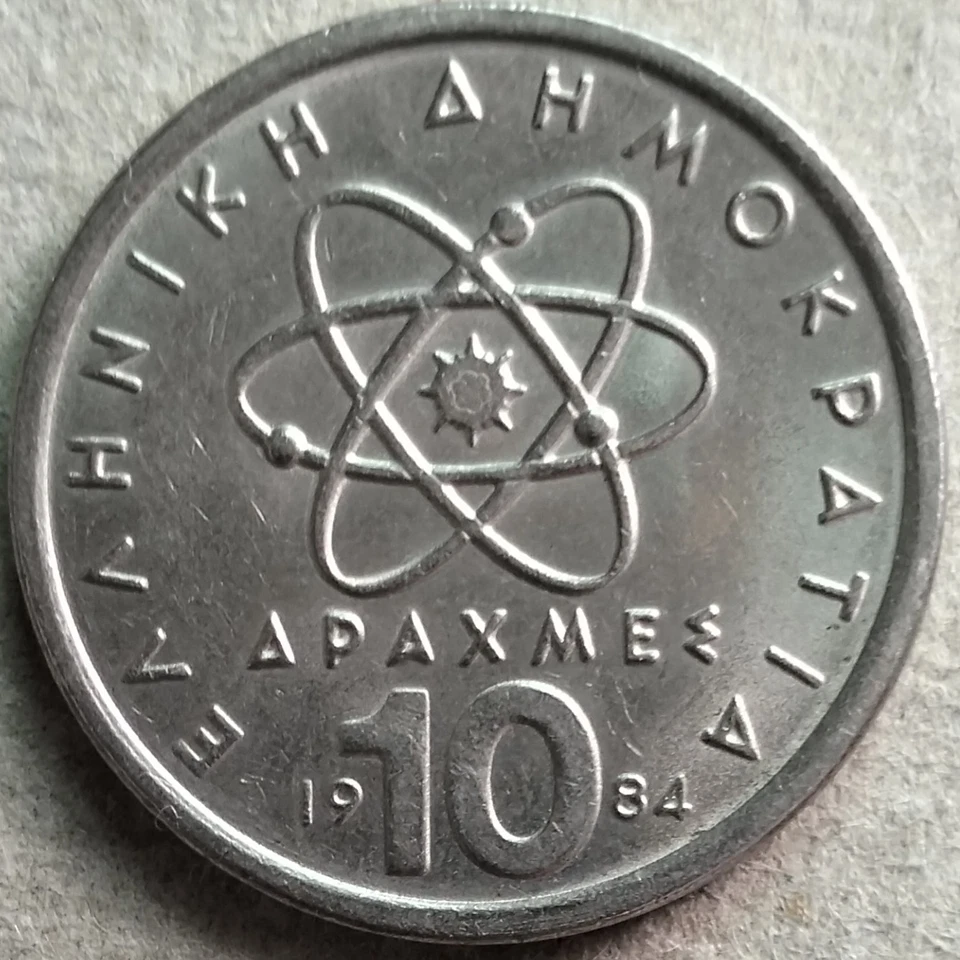 Greece 10 Drachmai coin 1984 - Image 1 of 2