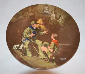 !! NEU!! Norman Rockwell Sammelteller "THE OLD SCOUT" ( 2, pl2 ) - Bild 1 von 6