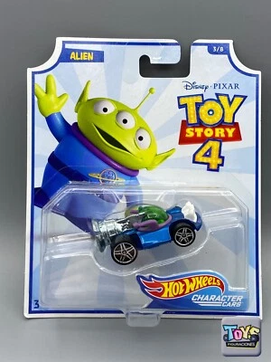 Hot Wheels Disney Pixar Toy Story 4 Alien Character Movie Die Cast Car New - Image 1 of 4