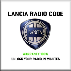 LANCIA RADIO CODES FIAT ALFA UNLOCK STEREO VISTEON CONTINENTAL BOSCH 1 SERVICE - Imagen 1 de 6