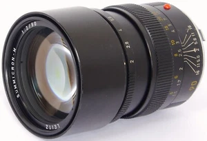 Summicron-M 1:2/90mm Leitz CANADA 11136 Summicron 90mm F2 LEICA M E55 Lens 1985 - Picture 1 of 17