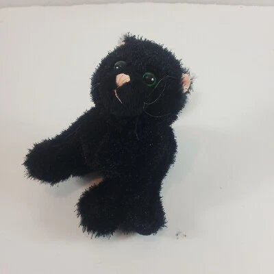 Webkinz Black Cat Plush Stuffed Animal No Code - Image 1 of 4