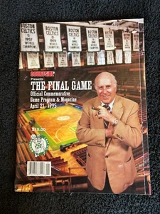 BOSTON CELTICS VS NY KNICKS PROGRAM THE FINAL GAME APRIL 21 1995 MID GRADE M623 - Picture 1 of 1