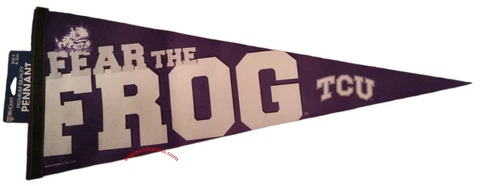 TCU Horned Frogs 12"x30" Premium Pennant Cover