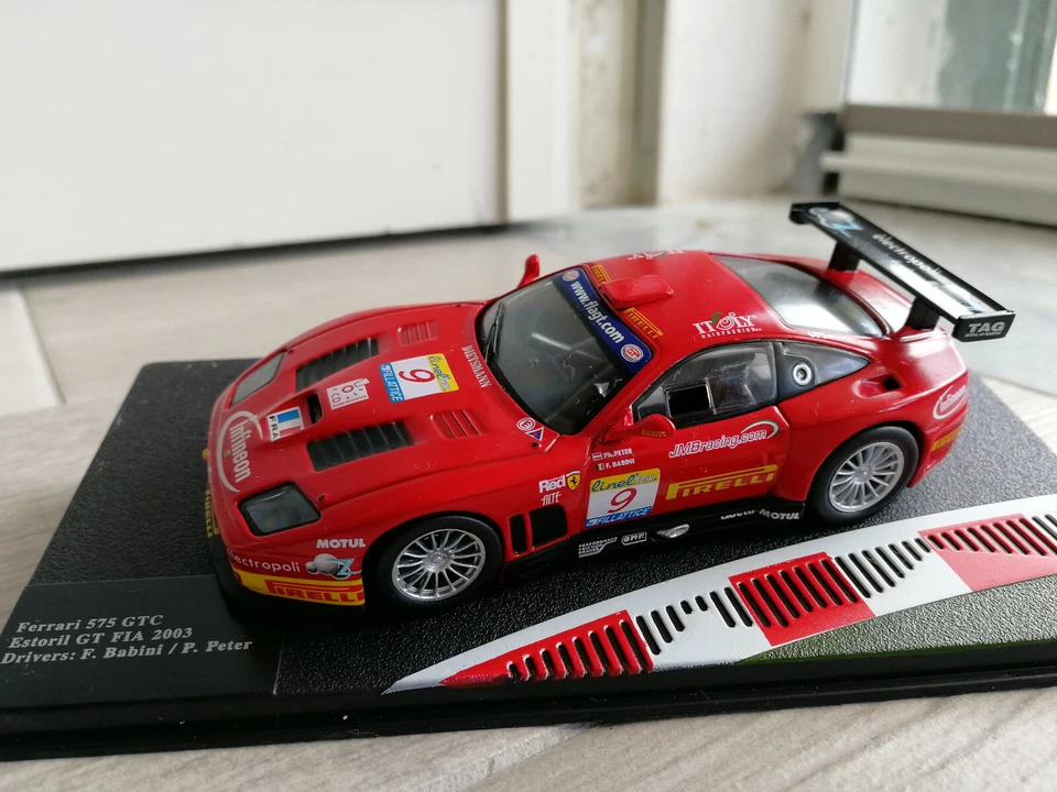 FERRARI 575 Maranello GTC #9 Babini - Peter Winner 3h Estoril GT FIA 2003 1/43 - Immagine 1 di 1