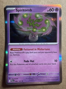 Pokemon Paldea Evolved Spiritomb 089/193 - Picture 1 of 1