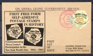 1er SELLO POSTAL AUTOADHESIVO DE FORMA LIBRE EN HISTORIA FRRETOWN 10-2-1964 Gh221 - Imagen 1 de 2