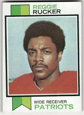 1973 Topps Reggie Rucker Rookie #517 New England Patriots RC - Image 1 of 2