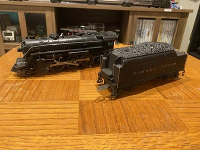 Vintage 1939 Prewar Lionel O Gauge 224E Steam Locomotive & 2224W Die-cast Tender - Image 1 of 4