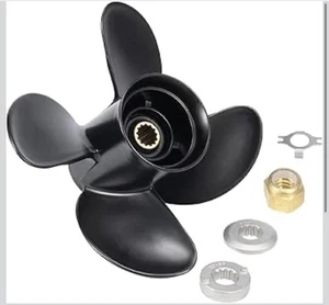 13-spline Propeller 4blade 10.1 X 15 Mercury bigfoot Mariner Yamaha 48-8M8026640 - Bild 1 von 6