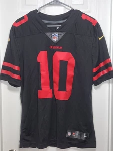 Nike Team NFL Jersey Mens M Black Jimmy Garoppolo #10 San Francisco 49ers - Picture 1 of 11