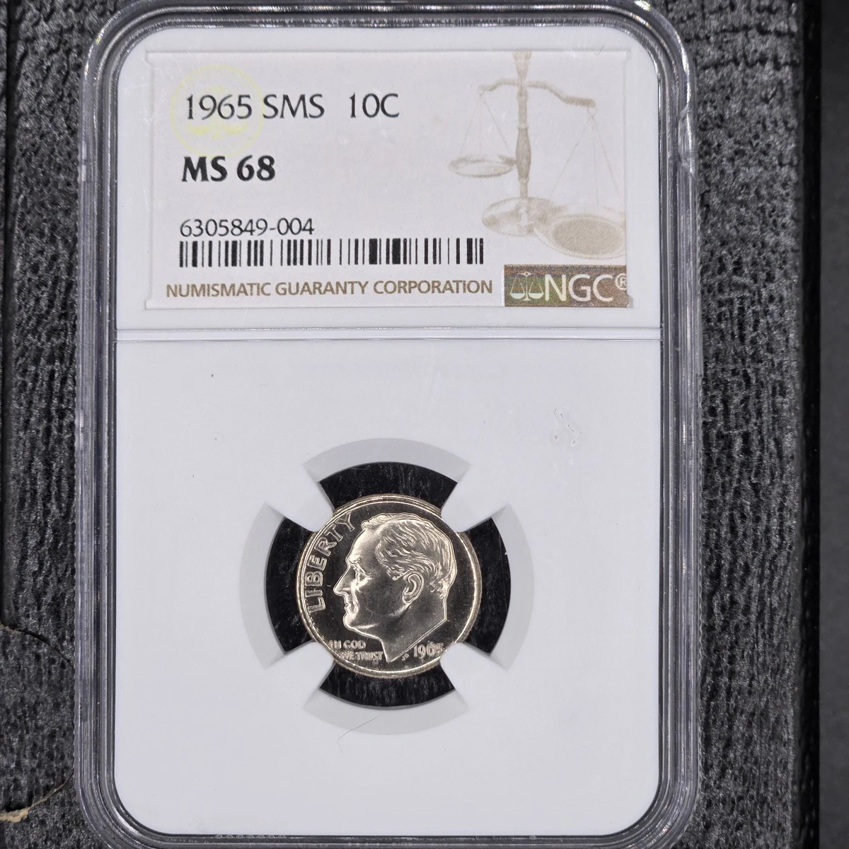 アメリカ 1965年 SMS 50Cent 銀貨 NGC MS68 アメリカ 1965年 SMS 50Cent 銀貨 NGC MS68 アメリカ 1965年 SMS