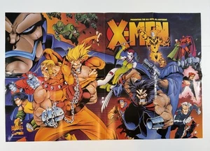 Vintage Marvel X-Men Poster All New All Different 1995 Artwork Foldout Promo 90s - Picture 1 of 7