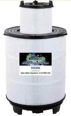 Juego de filtros de piscina interiores y exteriores HANXER System 3 S7M120 - Repuesto para SR300 Foto 1 de 4