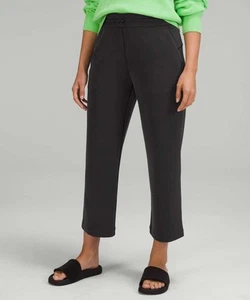 Lululemon Women’s Softstreme High-Rise Straight Leg Crop Pant Black 10 - Picture 1 of 2
