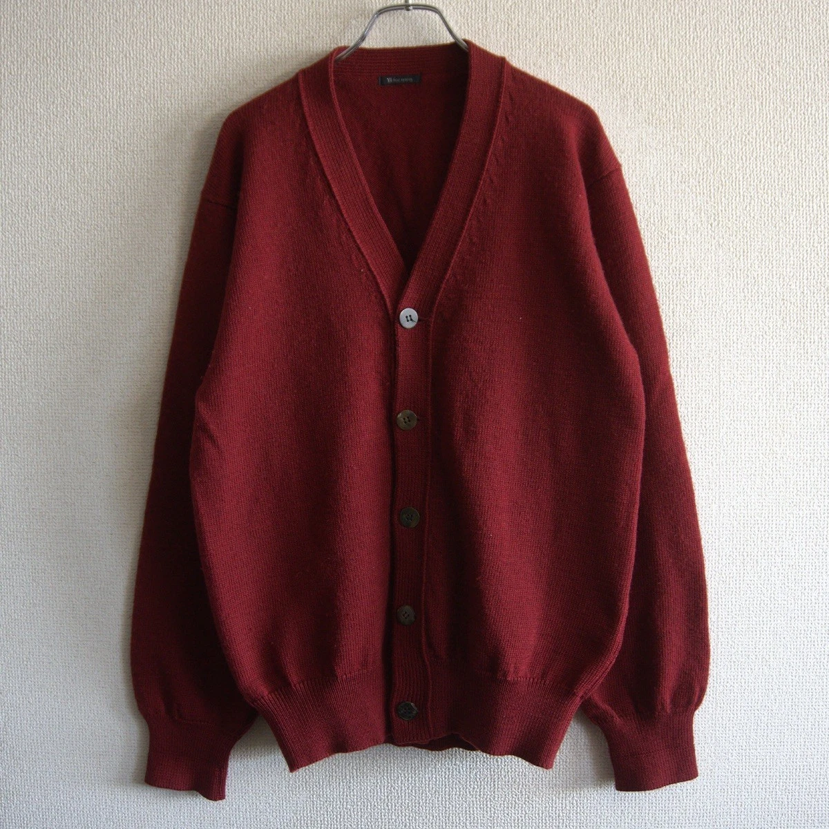 yohji yamamoto ヨウジヤマモト　AAR　ウール　カーディガン　M Yohji Yamamoto POUR HOMME 糸ふらしロングニットカーディガン - Ka na