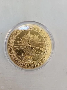 Nova Eboraca Columbia Excelsior 1787 Chapado en Oro Gema Prueba - Bonito - Imagen 1 de 4