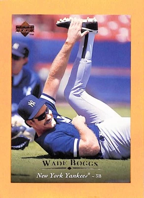 1995 Upper Deck #445 Wade Boggs New York Yankees - Image 1 of 2