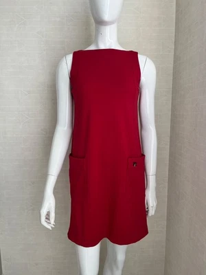 Vestido rojo sin mangas corto con bolsillos colección Miss Sixty Foto 1 de 4