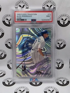 ALEX RODRIGUEZ PSA 9 1998 FLEER TRADITION #13 Z ZONE MARINERS - Picture 1 of 2
