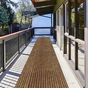 ZGR Runner Rug 2 Ft X 6 Ft Indoor/Outdoor Low Profile, Hallway, Kitchen, Patio, - Picture 1 of 12