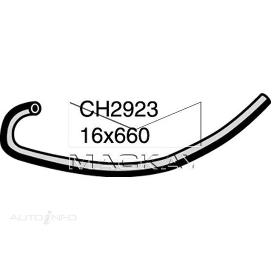 Mackay Heater Hose for Daihatsu Rocky 2.8L I4 CH2923 - image 1 of 1