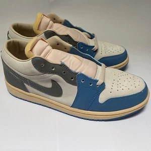Nike AIR JORDAN 1 LOW SE 'TOKYO 96 VINTAGE' DUTCH BLUE SMOKE GREY Sz Us 8 Uk 7 - Picture 1 of 10