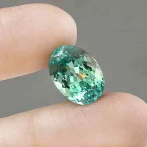 Zaffiro Parti Bicolore Naturale 16,65 Ct Ovale CERTIFICATO Perfetto Gemma Sciolta. - Foto 1 di 4