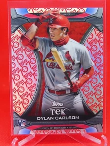 2021 Topps Update TEK Dylan Carlson Rookie St. Louis Cardinals #TTA-21 - Picture 1 of 2