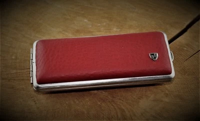 Echt Hirsch-Leder Zigarettenetui für 100er   - Bild 1 von 3