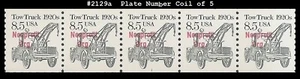 USA5 #2129a MNH PNC5 Pl #1 Tow Truck - Picture 1 of 1