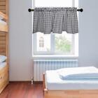 Buffalo Check Window Tier Plaid Bedroom Kitchen Half Curtain Covering Cover