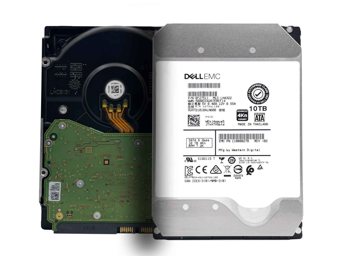 HGST Internal Hard Disk Drives 10 TB Storage Capacity for