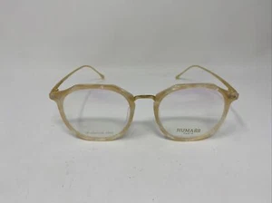 HUMARS PARIS EYEWEAR 8801 50/20/140 C3 BIEGE GOLD EYEGLASSES FRAME 1938 - Picture 1 of 7
