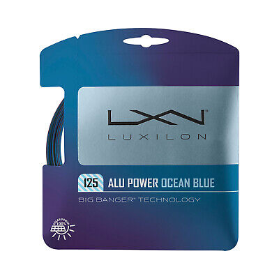 Luxilon ALU Power 17 Gauge 1.25mm Tennis String Ocean Blue • 22.49€