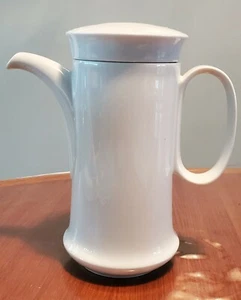 HUTSCHENREUTHER Bavaria Bianca Scala pattern Coffee Pot & Lid Made in Germany - Picture 1 of 8