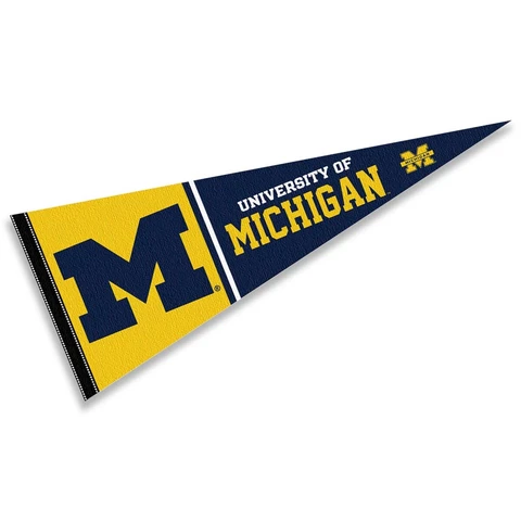 Michigan Team University Wolverines Full Size Pennant Cover