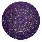 Divination Mat,  Round Shape Starry  Letter Rubber Astrology Pendulum3973