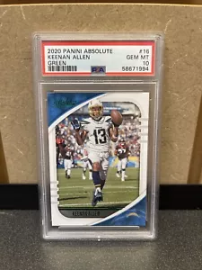 2020 Panini Absolute Keenan Allen Green Foil Los Angeles Chargers #16 PSA 10 - Picture 1 of 1