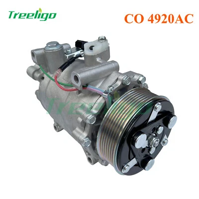 Air A/C Compressor For 2007 2008 2009 2010 2011 Honda CRV CR-V 2.4L CO 4920AC - Image 1 of 4