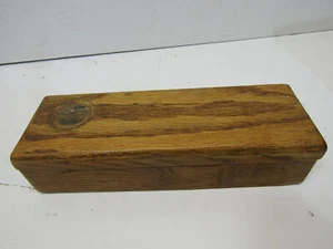 M OLD WOOD-WOODEN JEWLERY BOX TRINKET BOX STORAGE - Picture 1 of 2