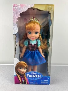 Neu im Karton 2014 Disney Frozen Prinzessin Kleinkind Anna 12 Zoll Puppe mit Krone Schuhe Neu aus altem Lagerbestand - Bild 1 von 10