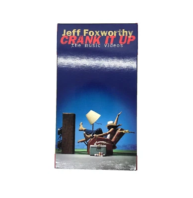 Crank It Up: The Music Album by Jeff Foxworthy VHS Tape MUSIC VIDEOS - Image 1 of 4