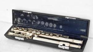 YAMAHA YFL-31 Sterling Silver Flute Head Tube Flute with hardcase - Picture 1 of 3