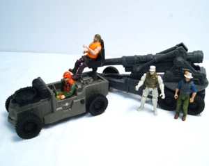 GI JOE cannone militare a lungo raggio e jeep entrambi con luci e suoni + personaggi LEGGI - Foto 1 di 12